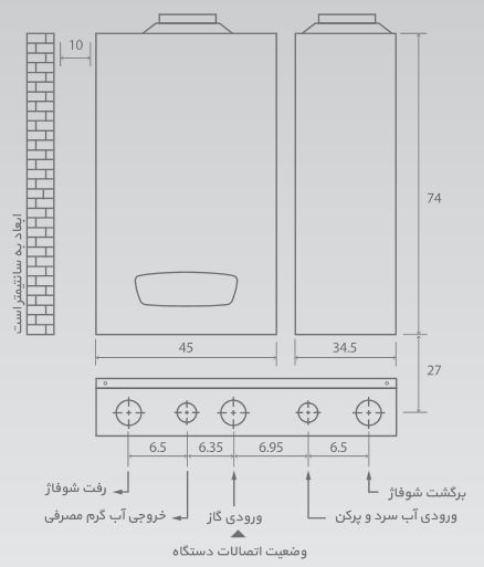 مشخصات پکیج بوتان مدل بیتا 22000